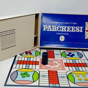 Selchow & Righter Parcheesi Board Game 1959 version,  Popular Edition.